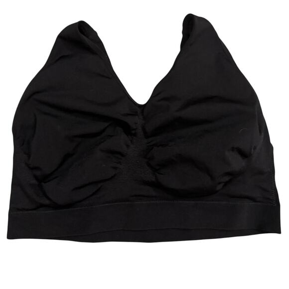Truekind Black Bralette 4XL Wireless Stretch Comfort Bra - Picture 1 of 3